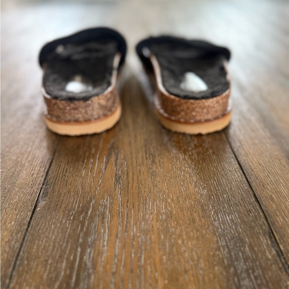 Vince Camuto Women’s Black Kanadial Suede Slipper Slide Sandals Size 10 - Picture 5 of 9